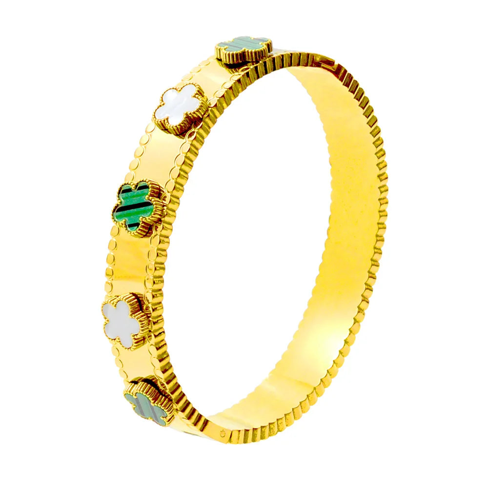 Bracelet fleurs Acier inoxydable